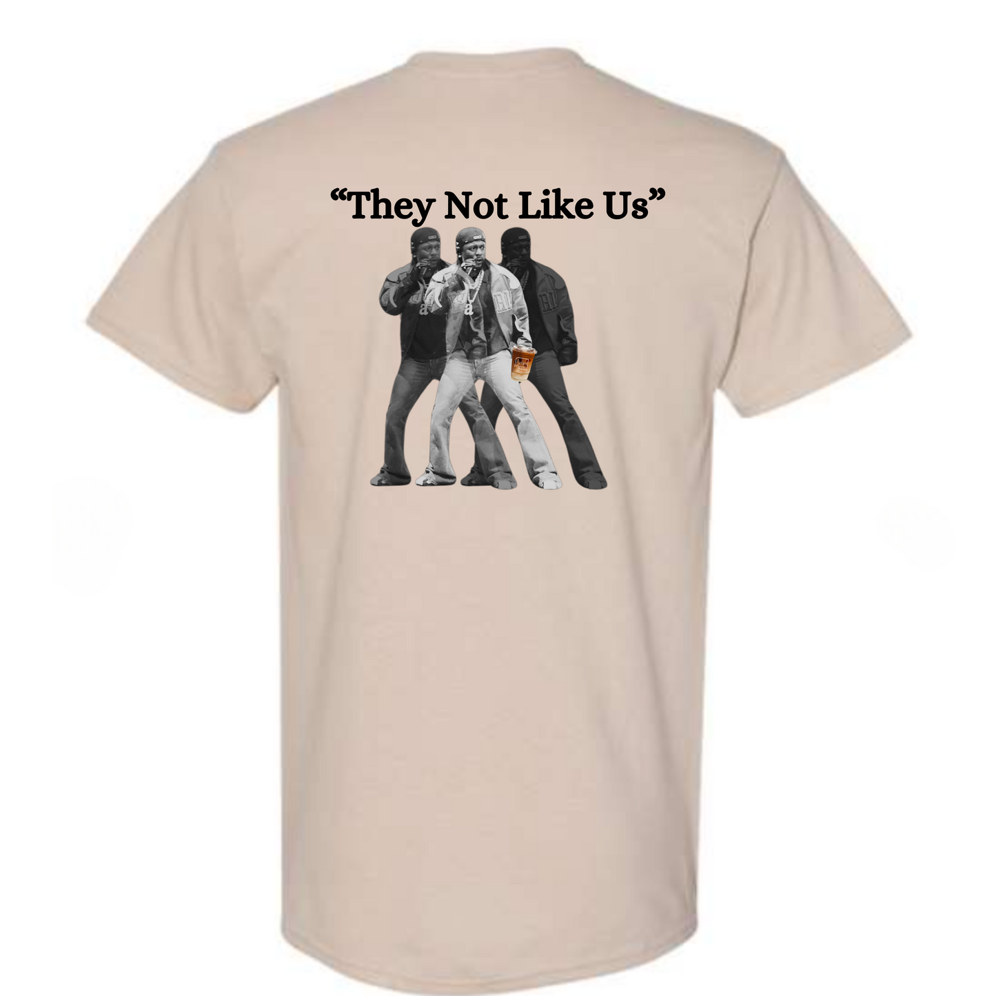 The Rebel Bean "They Not Like Us" Short Sleeve Tee (CLO)