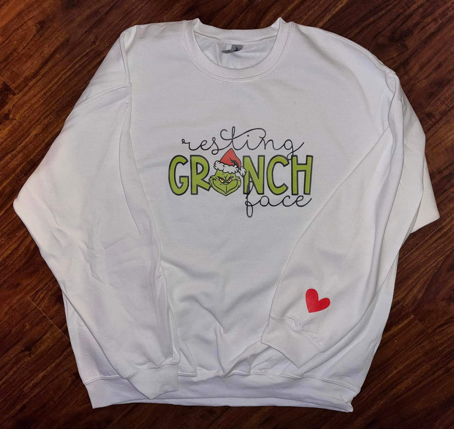 "Resting Grinch Face" Boscovs Crewneck