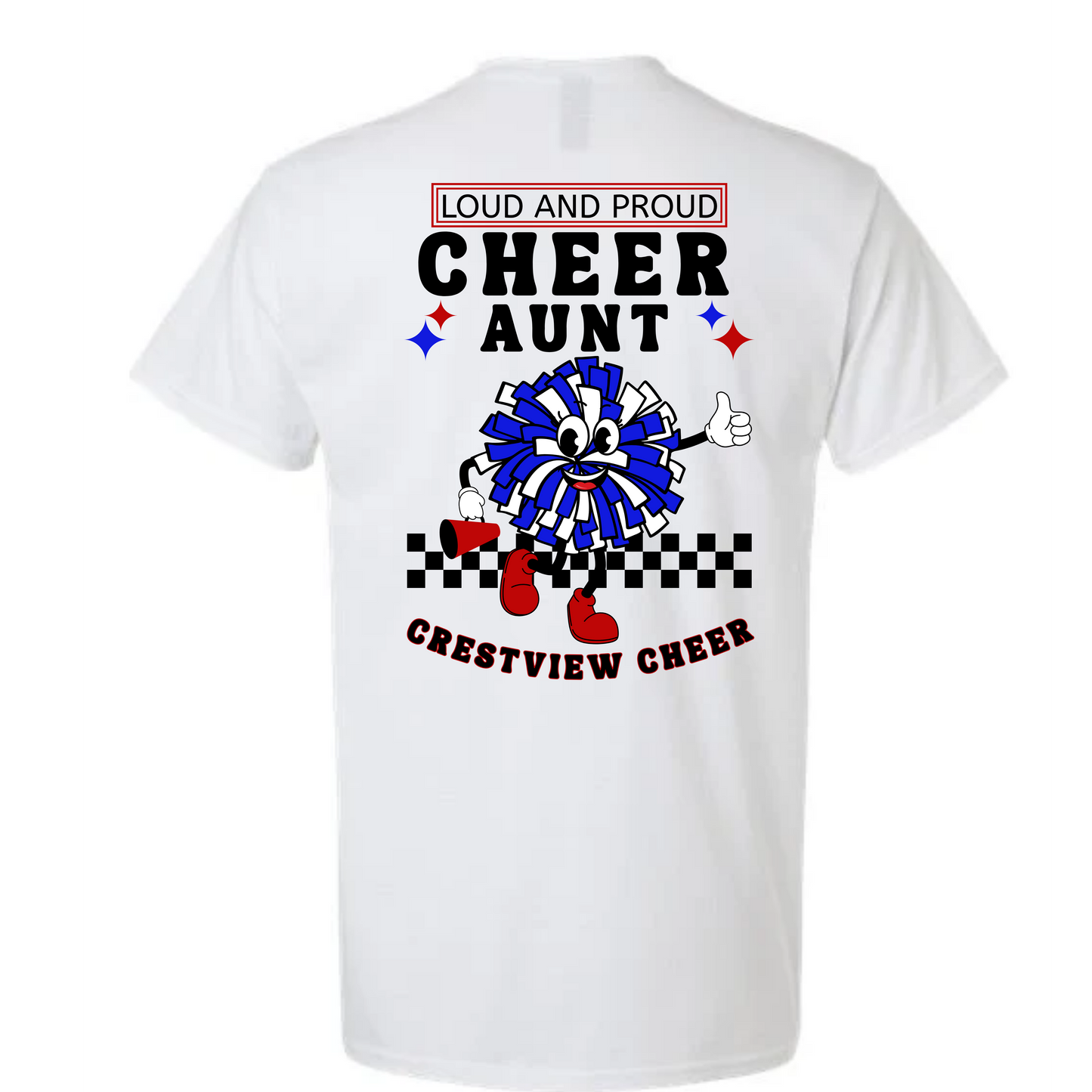 Custom Cheer AUNT Tee