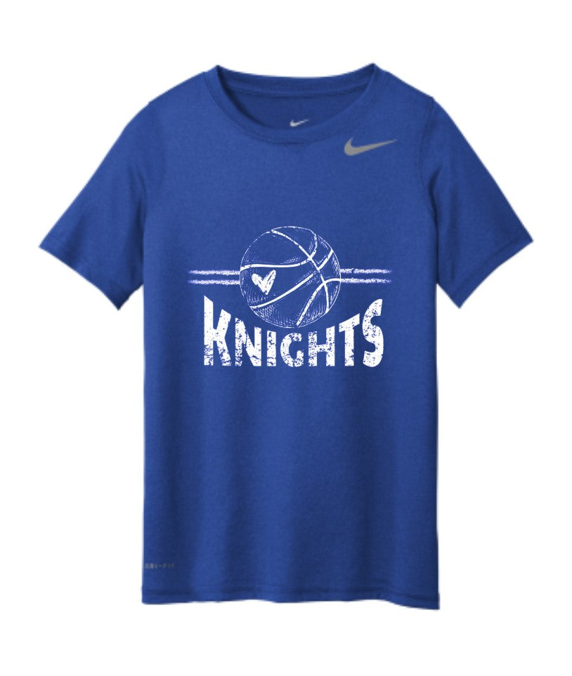 Crestview "Nike Knights Etched" Basketball Tee