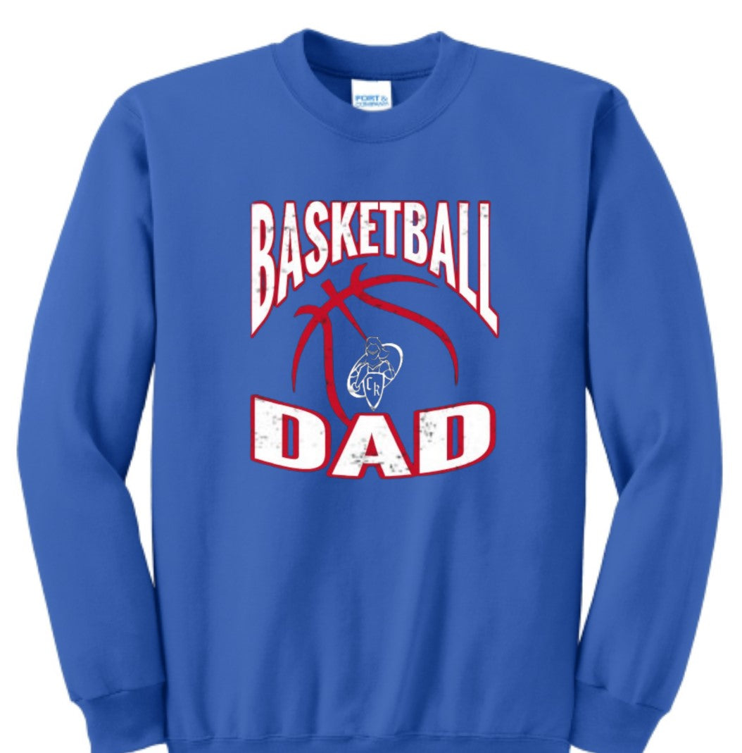 Crestview "Basketball Dad' Crew Neck Sweatshirt