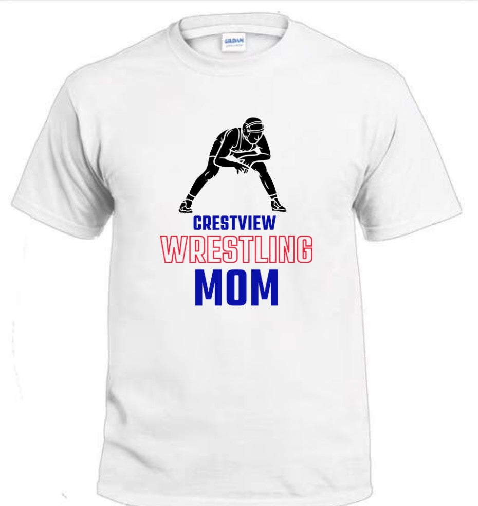 Crestview "Crestview Wrestling Mom" Wrestling Tee