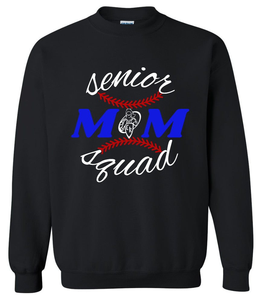 Senior Mom Squad Gildan Heavy Blend Crewneck