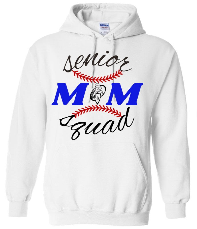 Senior Mom Squad Gildan Heavy Blend Hoodie
