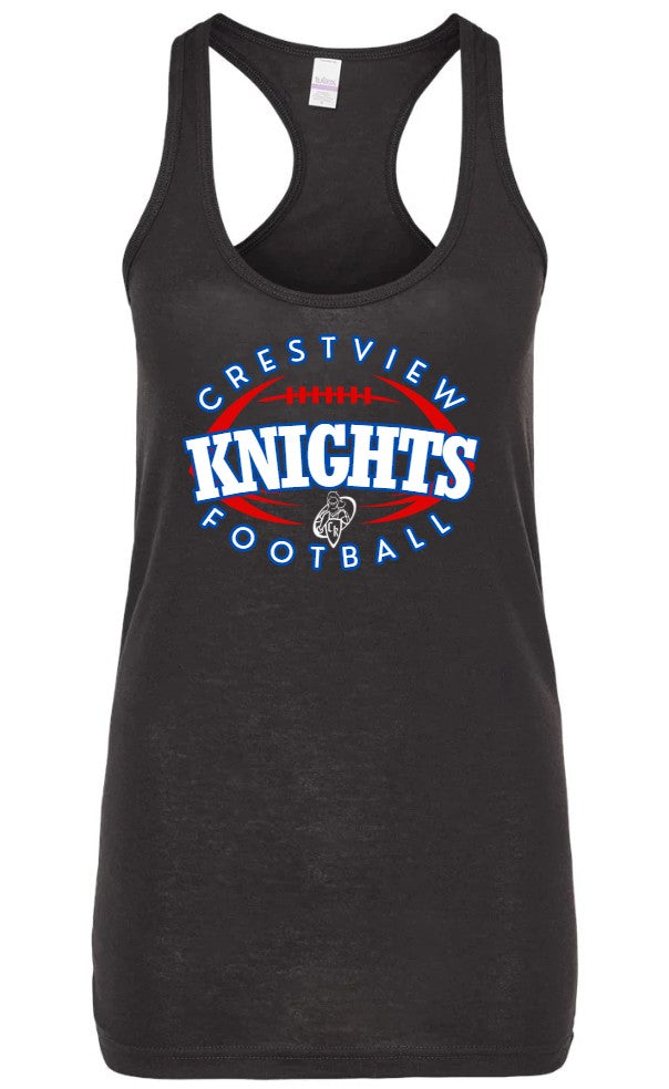 "Knights Football" Women's Racerback Tank