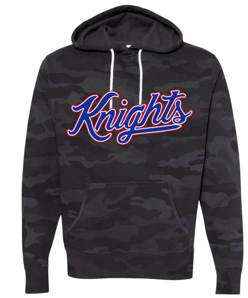 Knights Camo Tri-Color Helmet Font Hoodie