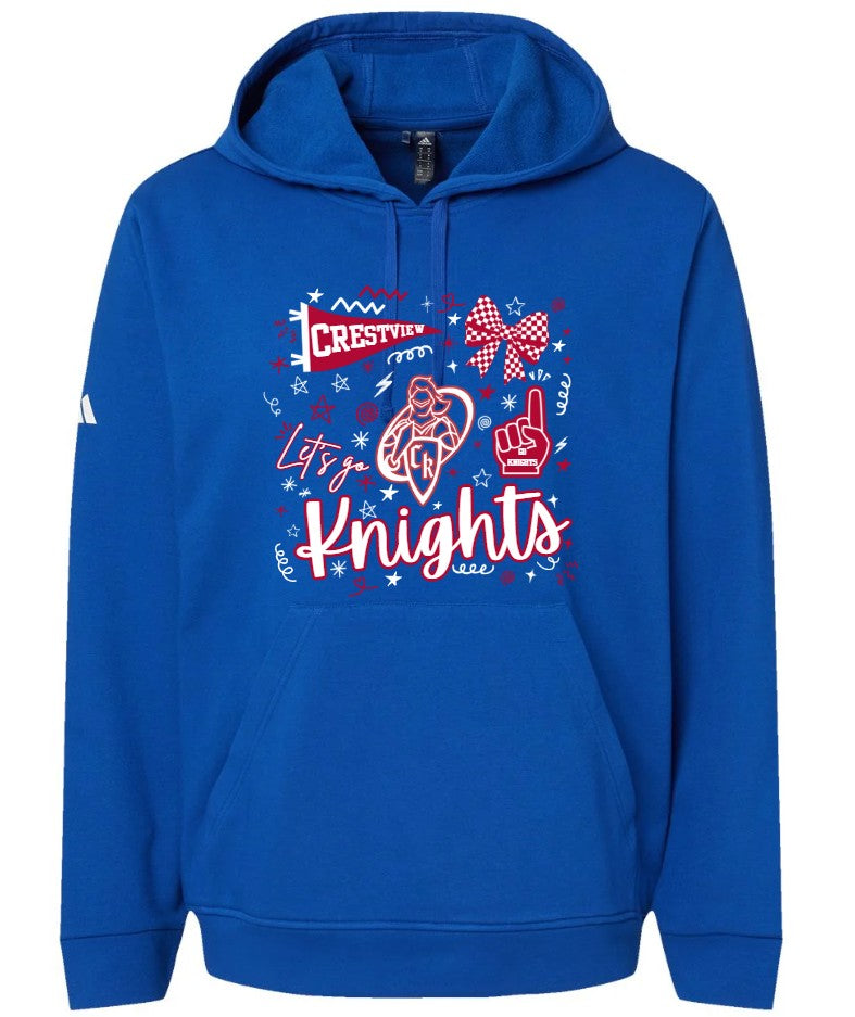 "Let's Go Knights Scramble" Adidas Hoodie