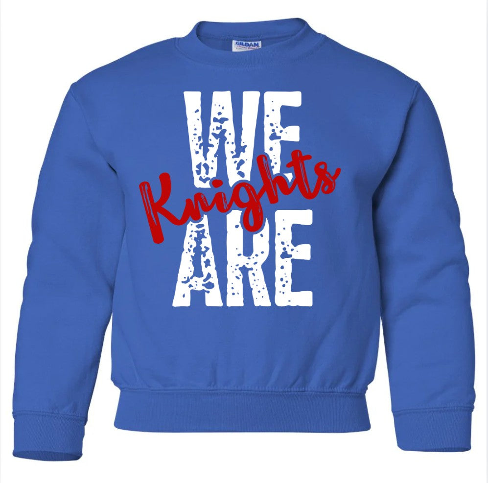 "WE ARE" Knights Youth Crewneck Sweatshirt