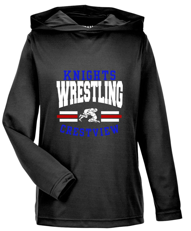 Wrestling MALE Hooded Tee
