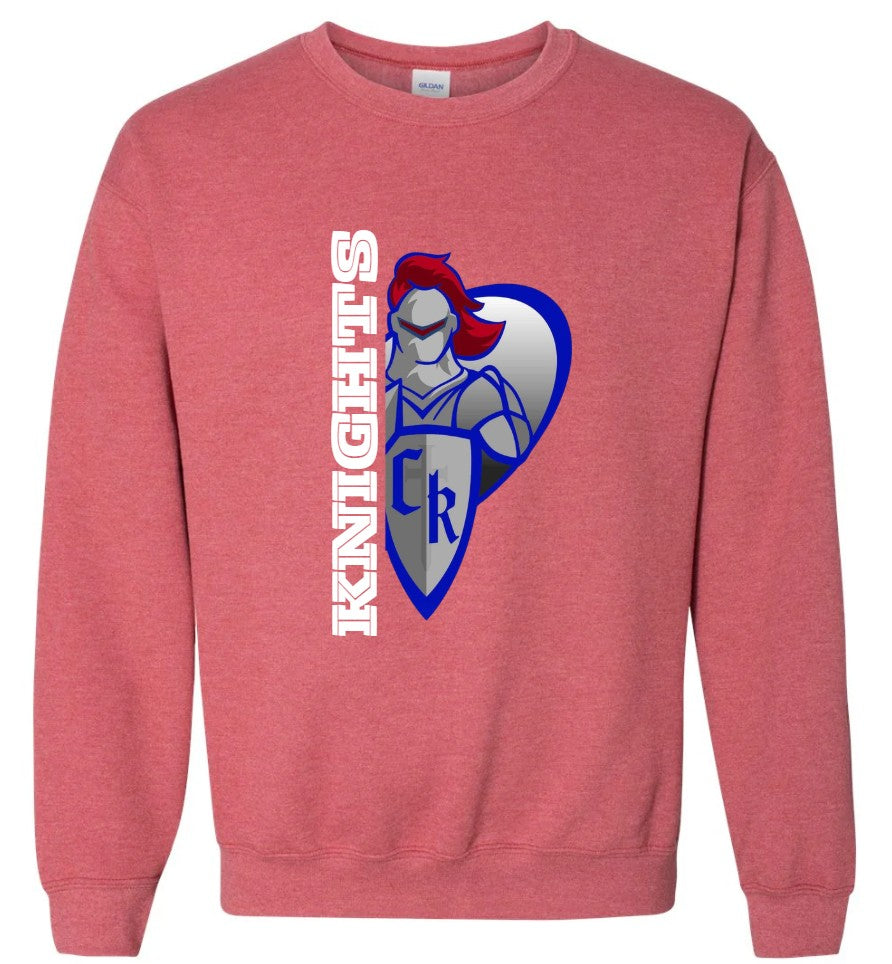 "Crestview Half Knight" Crewneck Sweatshirt