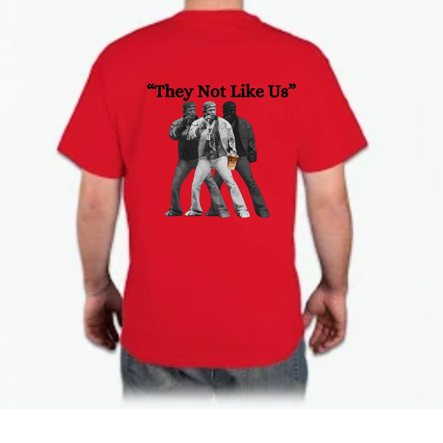 The Rebel Bean "They Not Like Us" Short Sleeve Tee (CLO)
