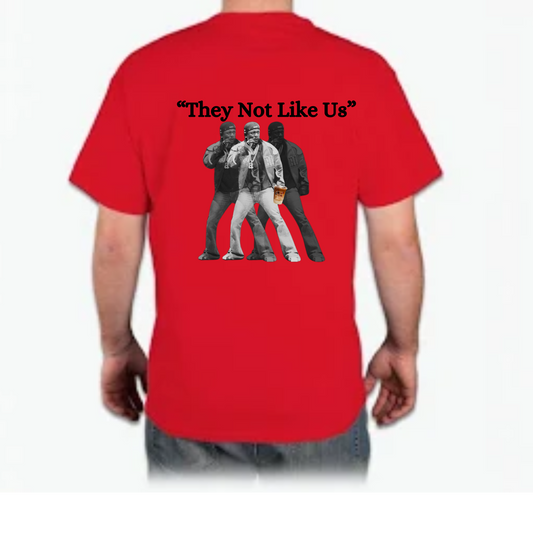 The Rebel Bean "They Not Like Us" Short Sleeve Tee (CLO)