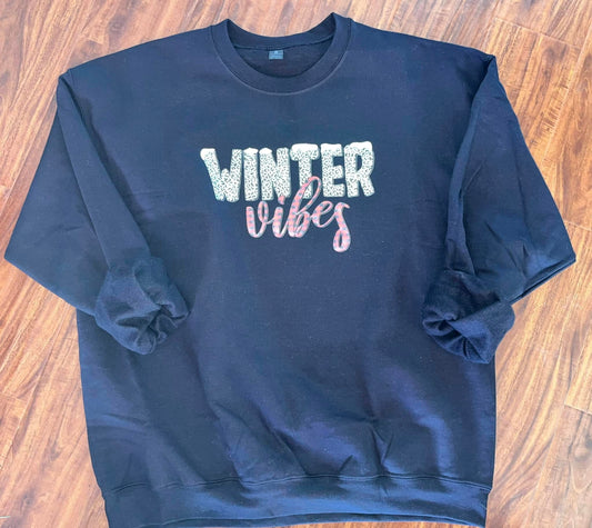 "Winter Vibes" Boscovs Crewneck