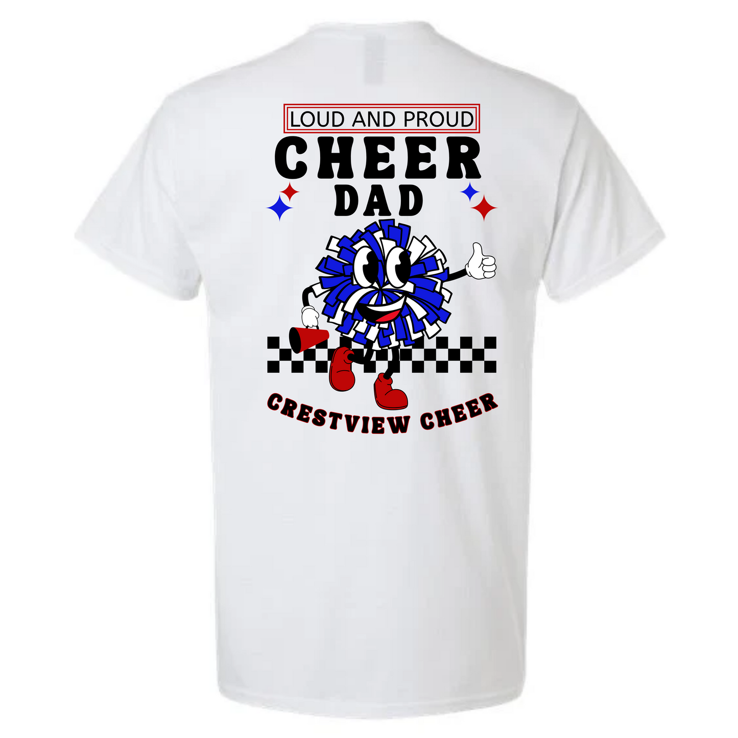 Custom Cheer Dad Tee