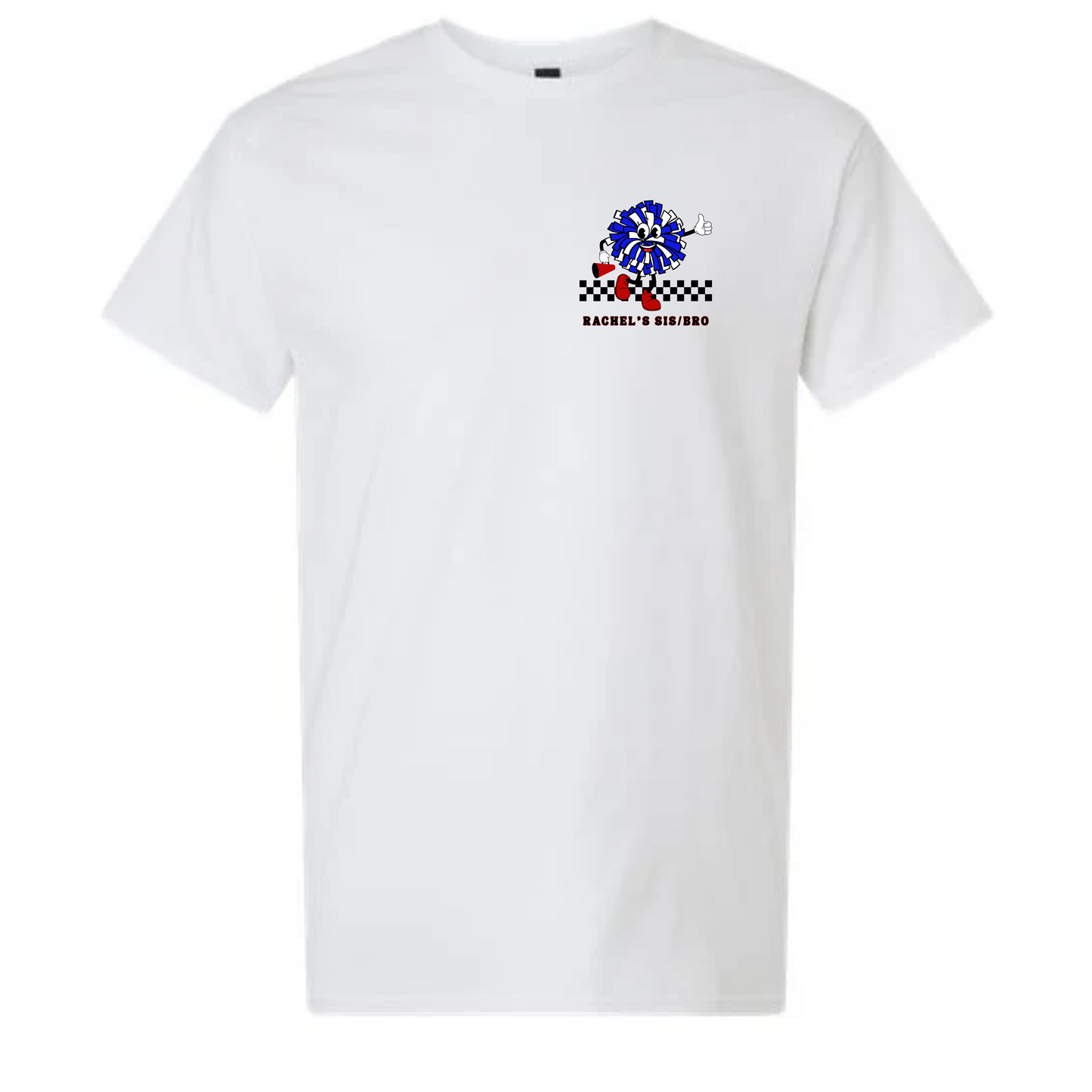 Custom Cheer Sis Or Bro Tee
