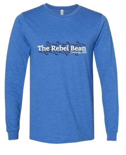 The Rebel Bean  "Life Begins After Coffee" Bella Long Sleeve Tee