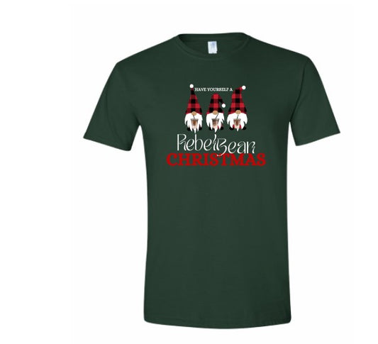 The Rebel Bean "Have Yourself A Rebel Bean Christmas" Short Sleeve Tee