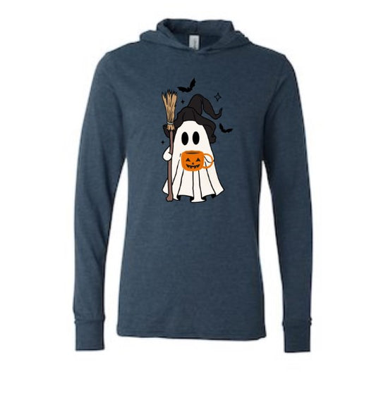 The Rebel Bean "Hocus Pocus" Long Sleeve Hooded T-Shirt