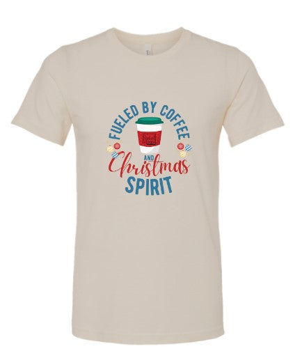 The Rebel Bean "Fueled by Coffee" Bella Short Sleeve Tee