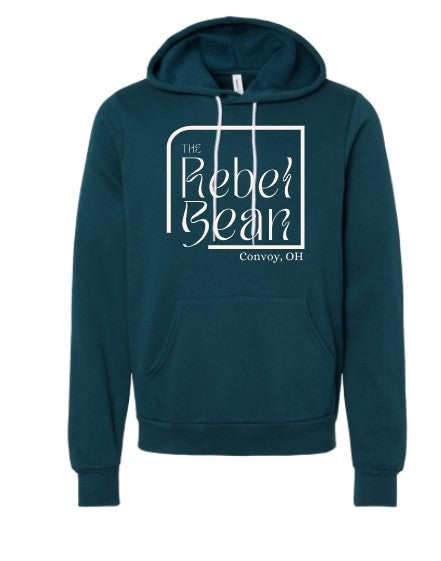The Rebel Bean "Front Logo" Fleece Hooded Sweatshirt