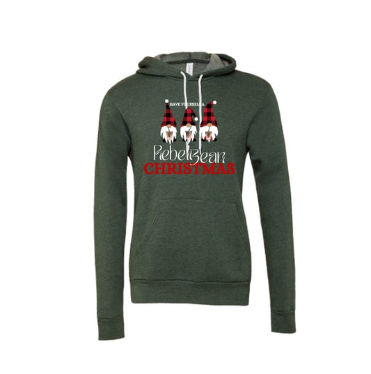 The Rebel Bean "Have Yourself a Rebel Bean Christmas" Fleece Hooded Sweatshirt