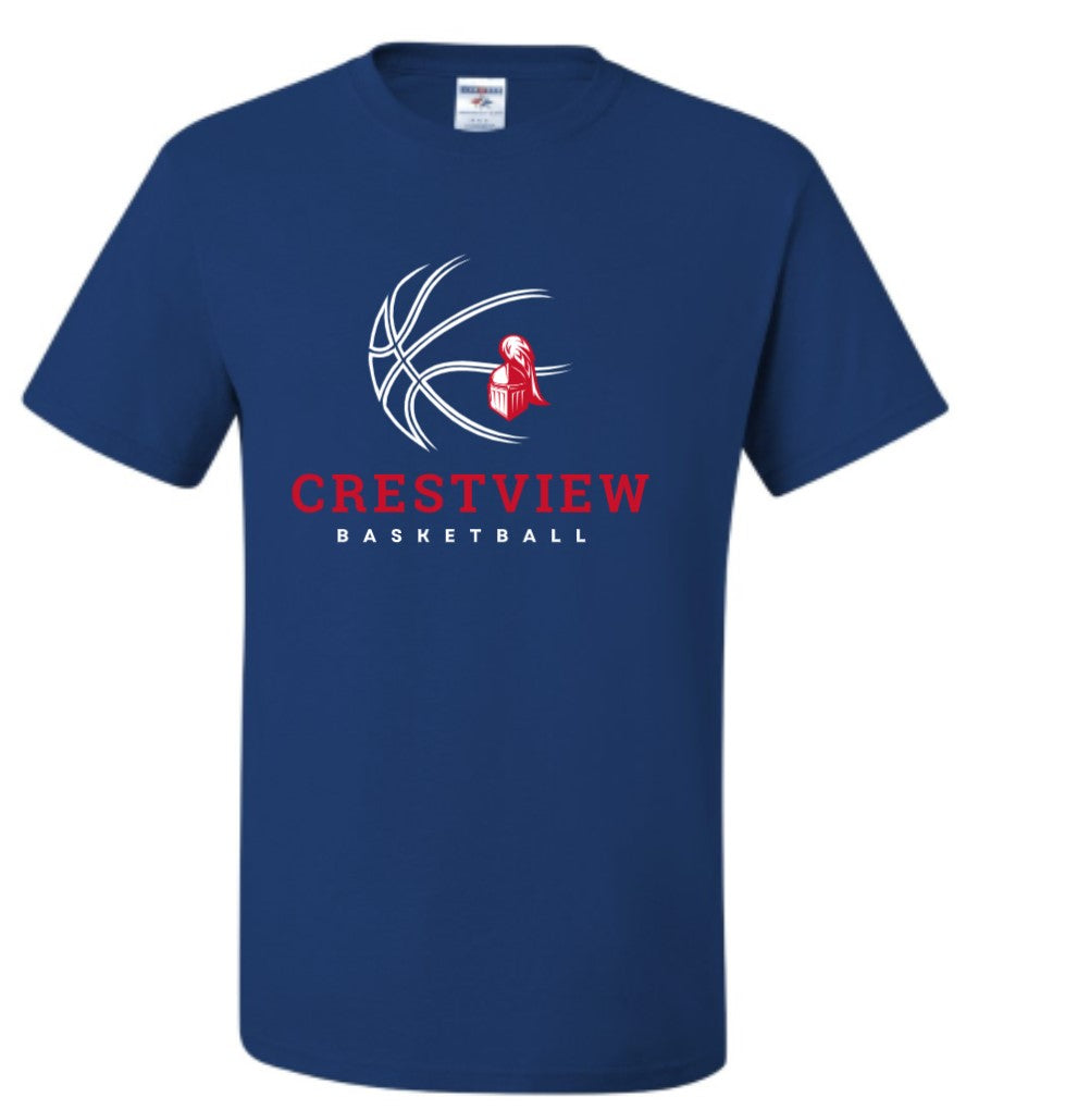 Crestview "Knight Head" Basketball Tee