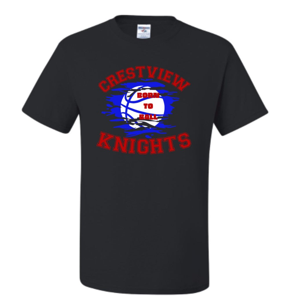 Crestview "Born to Ball" Basketball Tee