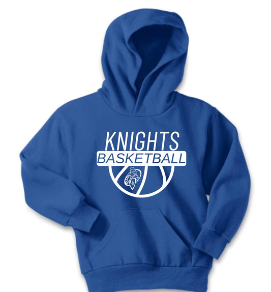 Crestview "Youth Half Ball" Basketball Hoodie