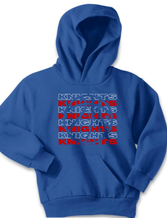 Crestview "Youth Outline" Basketball Hoodie