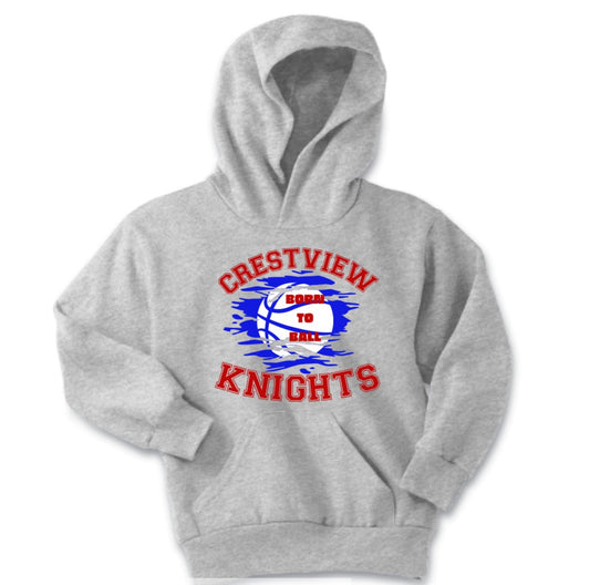 Crestview "Youth Born to Ball" Basketball Hoodie