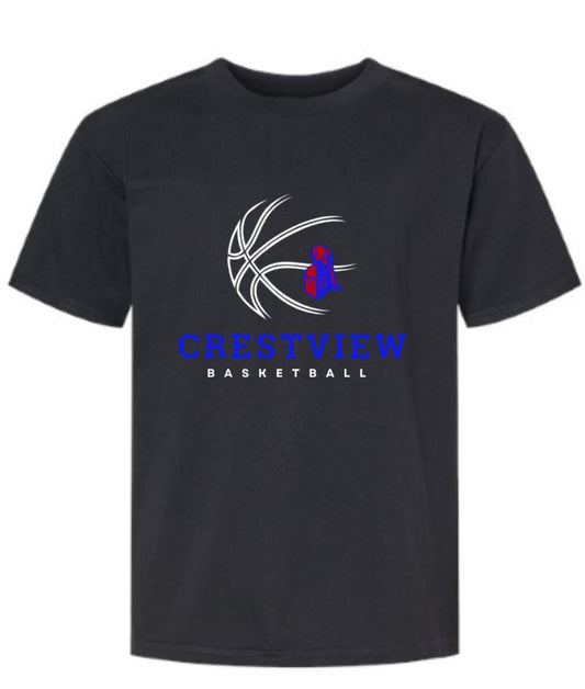 Crestview "Youth Knight Head" Basketball Tee