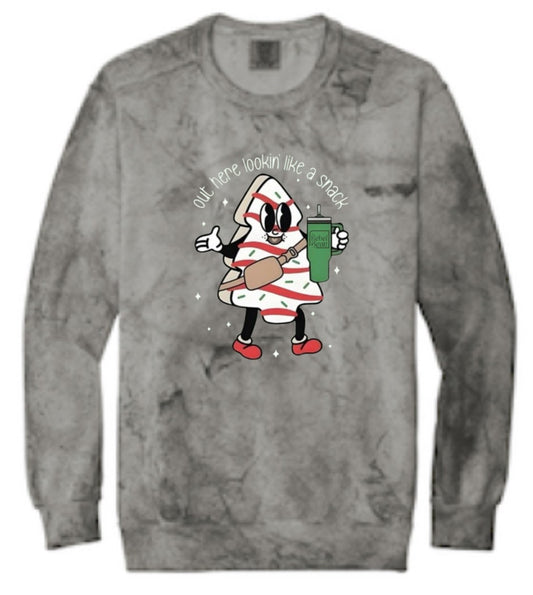 The Rebel Bean "Christmas Tree Cake" Crewneck Sweatshirt