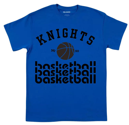 Crestview "Youth Custom No. Knights Basketball" Basketball Tee