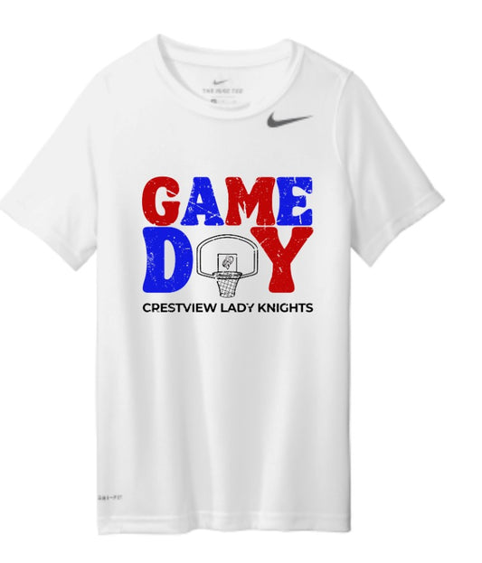 Crestview "Nike Youth Game Day Lady Knights" Basketball Tee