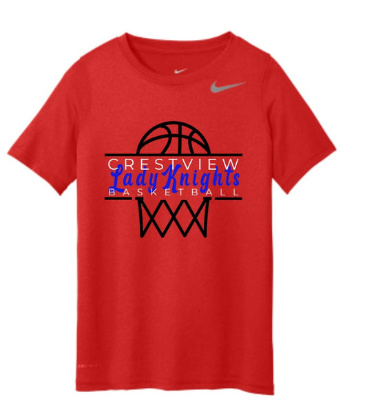 Crestview "Nike Youth Crestview Lady Knights" Basketball Tee