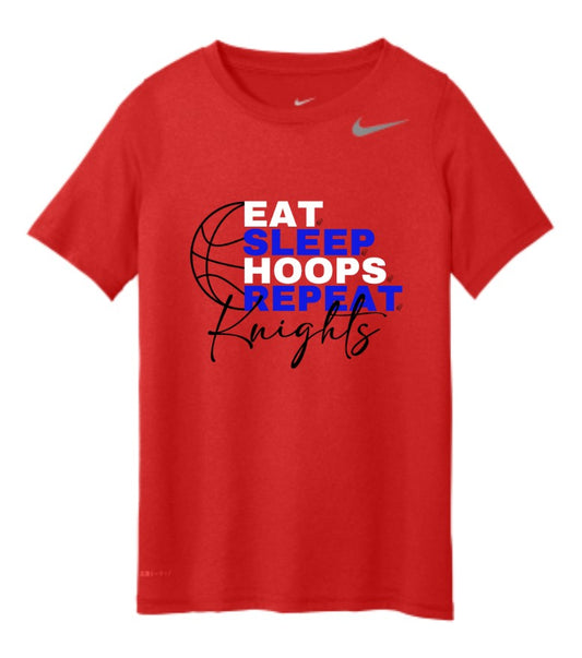 Crestview "Nike Youth Eat Sleep Hoops" Basketball Tee