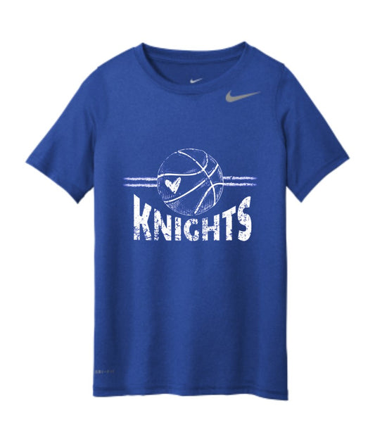 Crestview "Nike Knights Etched" Basketball Tee