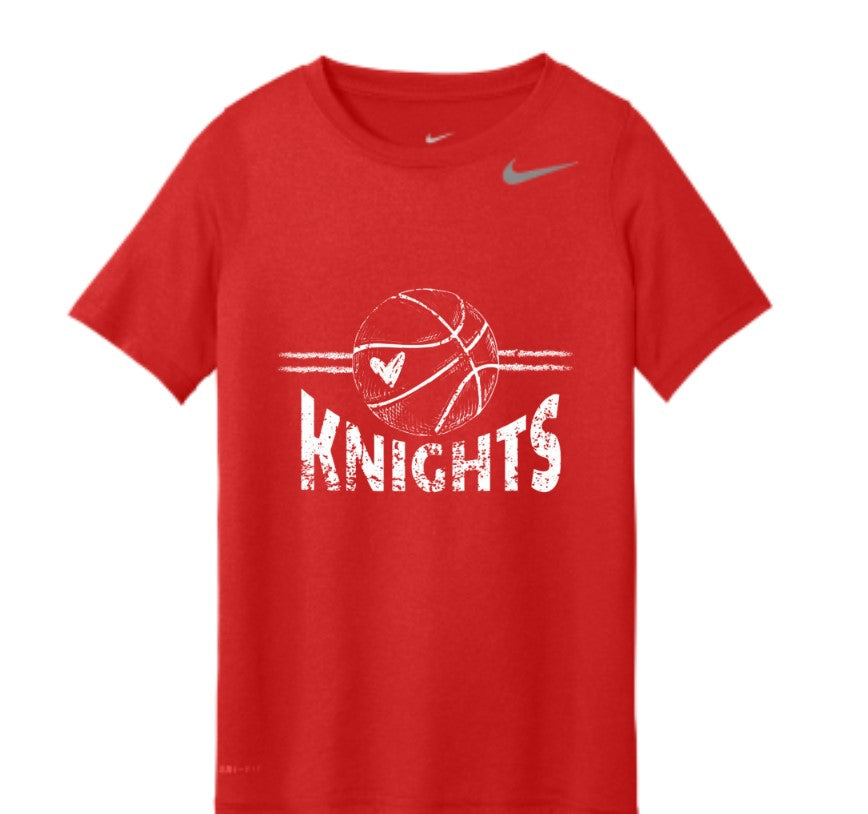 Crestview "Nike Youth Knights Etched" Basketball Tee