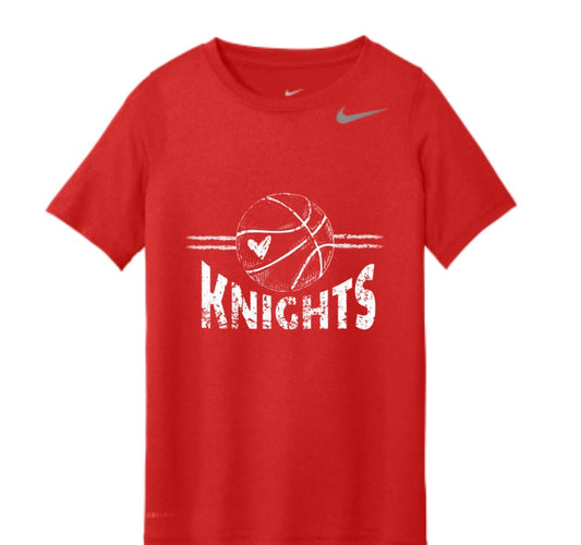 Crestview "Nike Youth Knights Etched" Basketball Tee