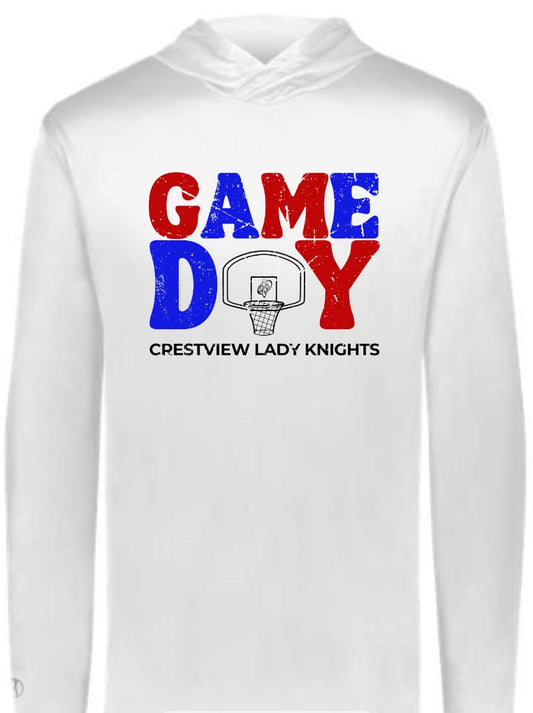 Crestview "Game Day Lady Knights" Youth Hooded T-shirt