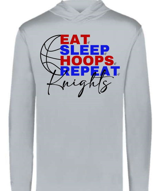 Crestview "Eat Sleep Hoops" Youth Hooded T-shirt