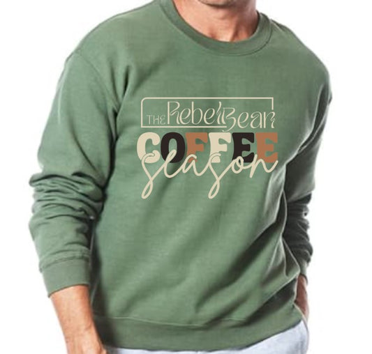 The Rebel Bean "Coffee Season" Boscov Crewneck Sweatshirt