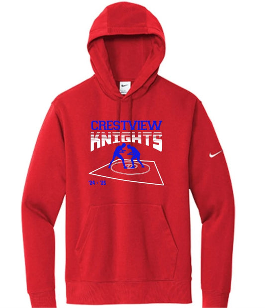 Crestview "Nike Crestview Knights 24-25" Wrestling Hoodie