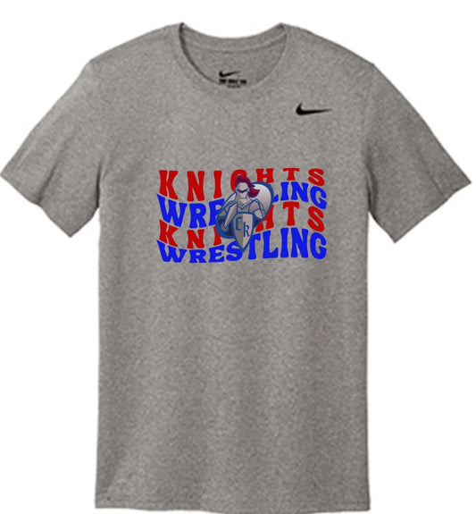 Crestview "Nike Knights Wrestling Wave" Wrestling Tee