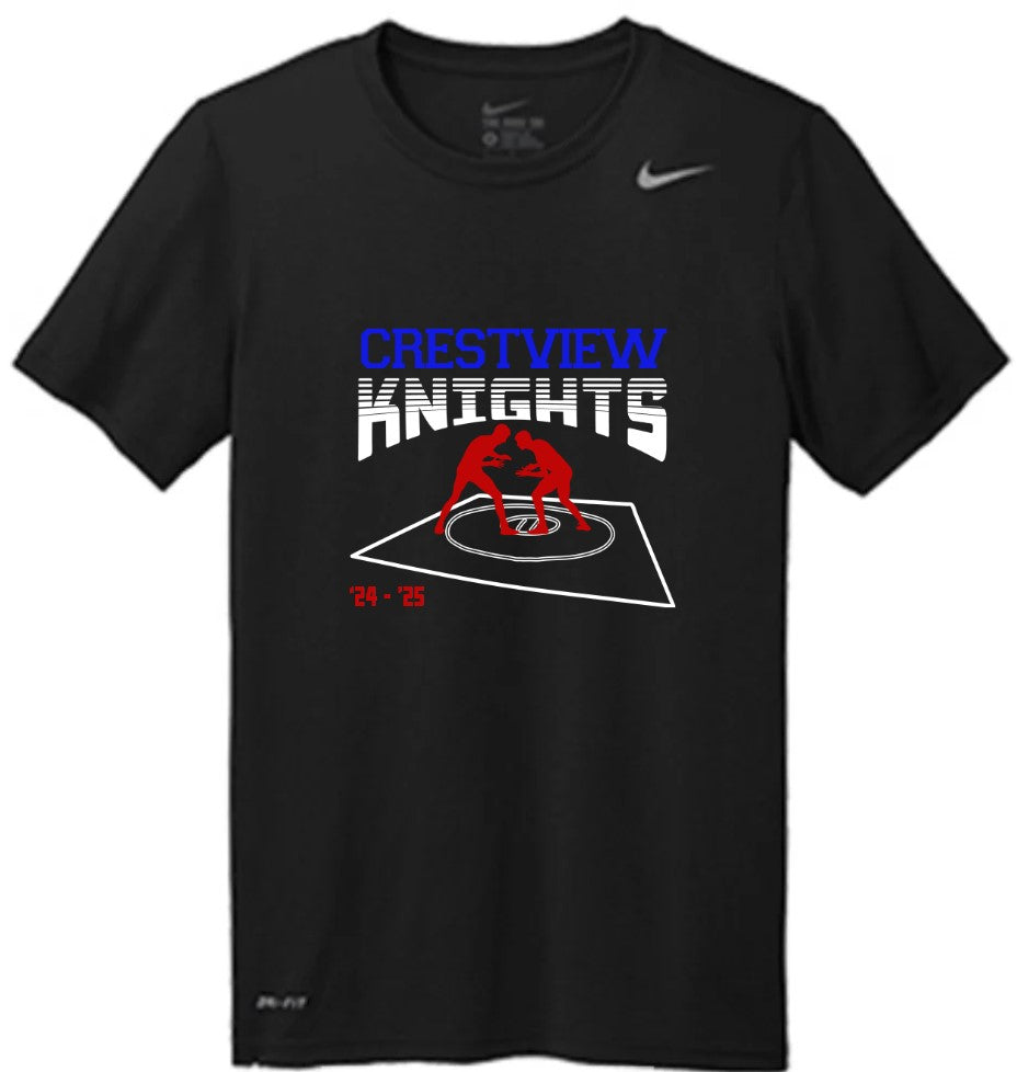 Crestview "Nike Crestview Knights 24-25" Wrestling Tee