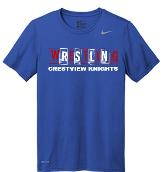 Crestview "Nike Wrestling Crestview Knights" Wrestling Tee