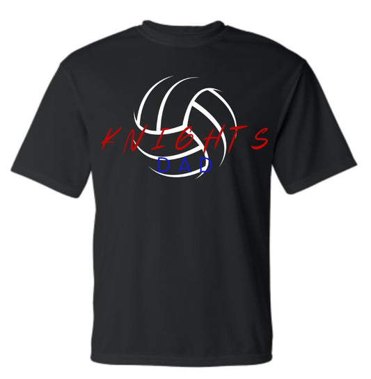 Crestview "Knights Dad" Volleyball Performance T-shirt