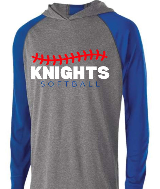 Crestview "Knights Softball" Echo Hooded Pullover