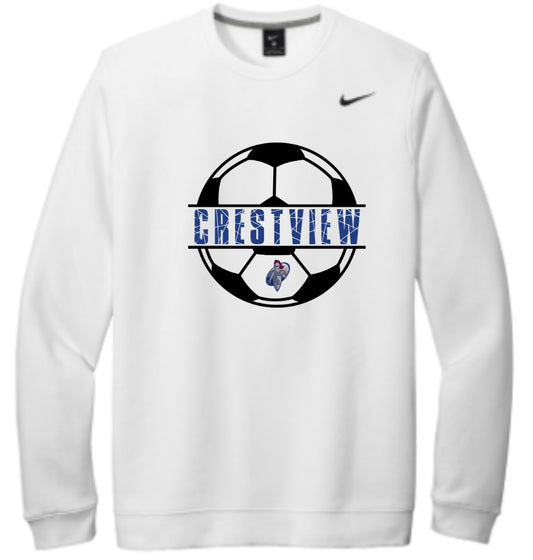 Crestview "Crestview Soccerball" Nike Fleece CrewneckSweatshirt