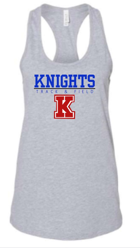 Crestview "Knights Track and Field" Bella Racerback Tank